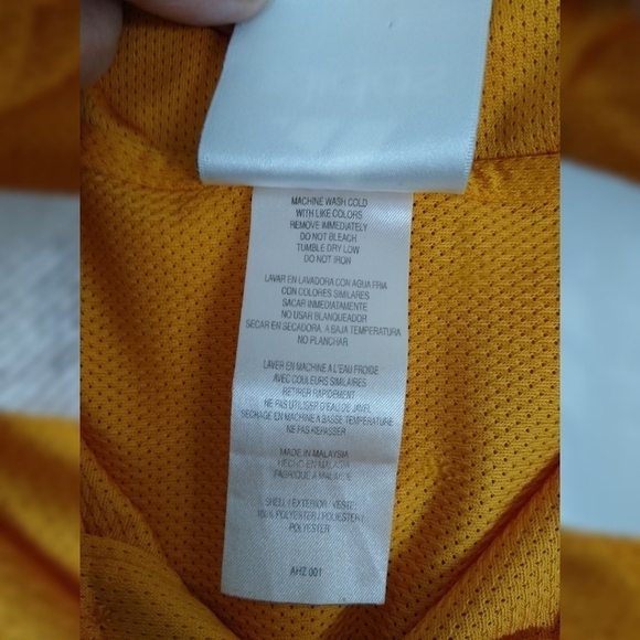 Adidas men's orange polo shirt size L - Picture 7 of 8